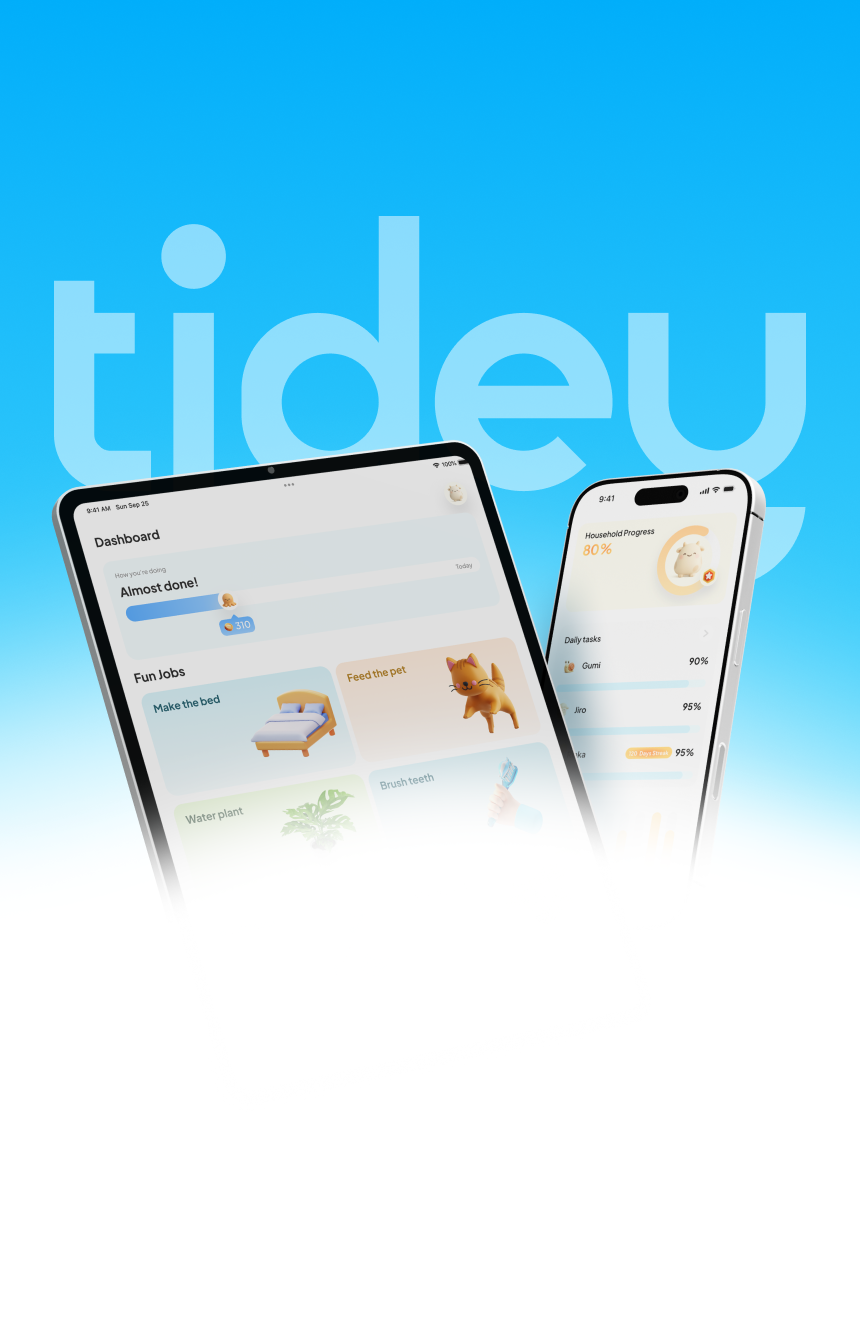 Tidey — everyday chores made fun